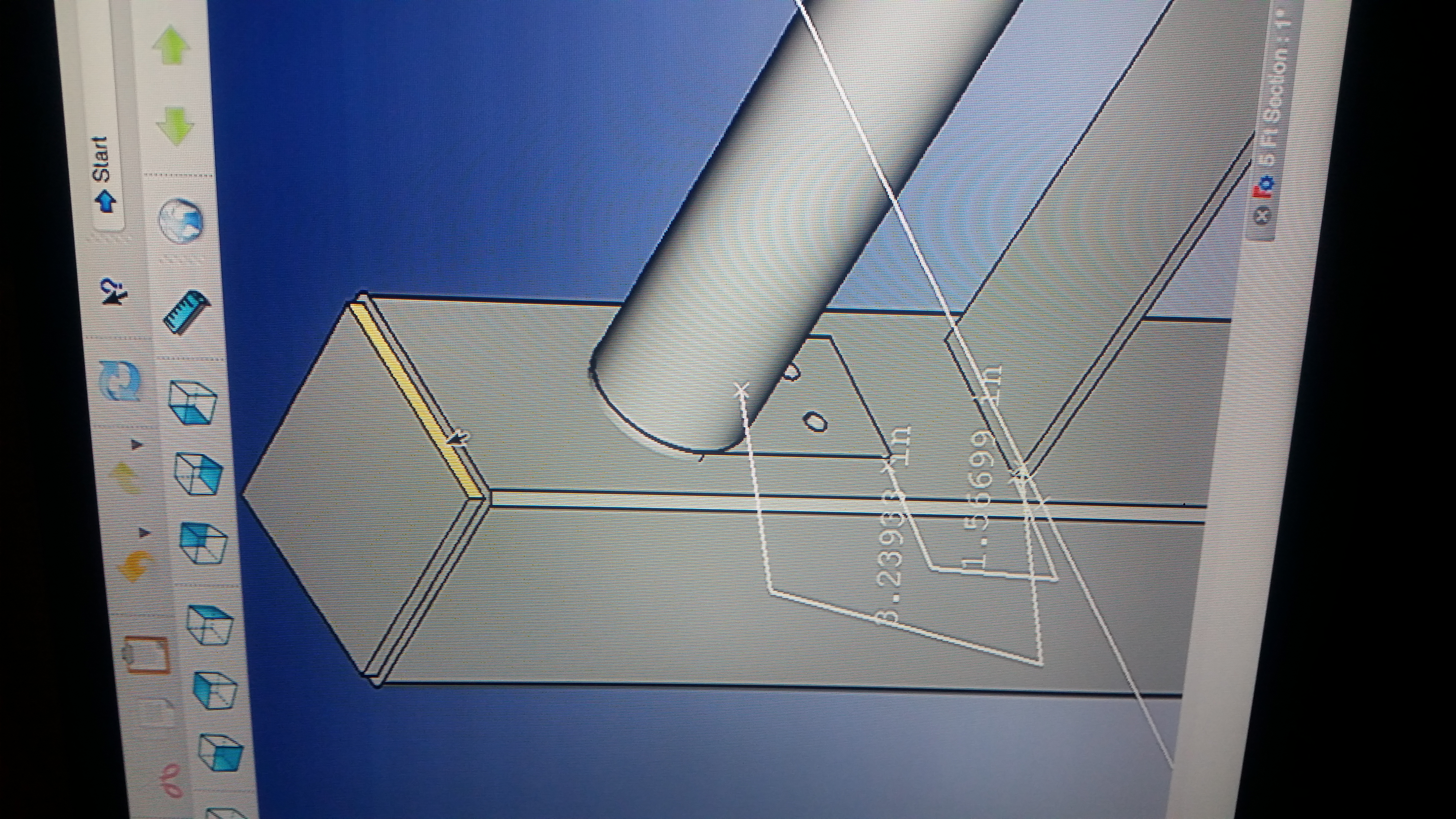 CAD technical drawing