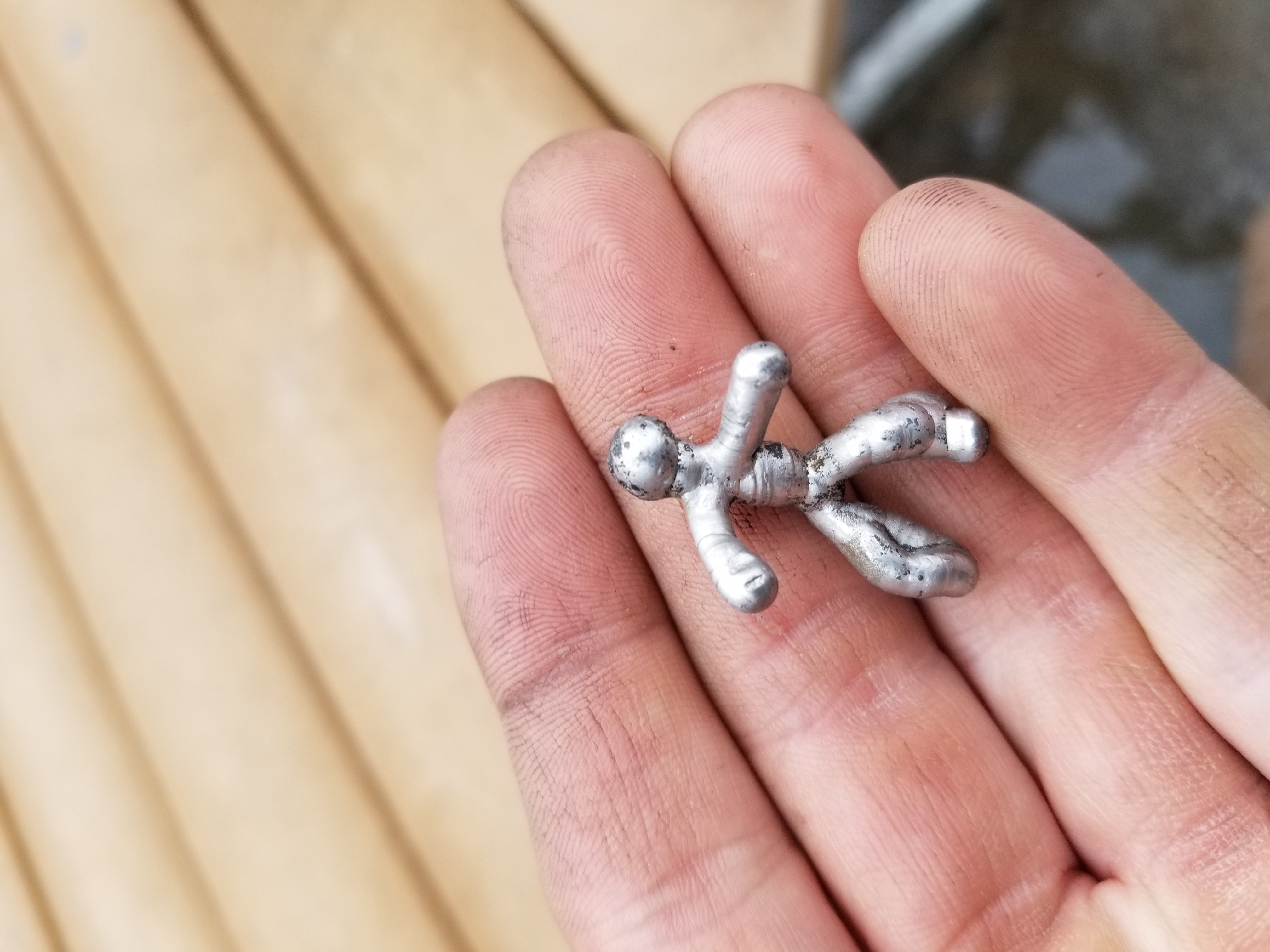 Small welded figure